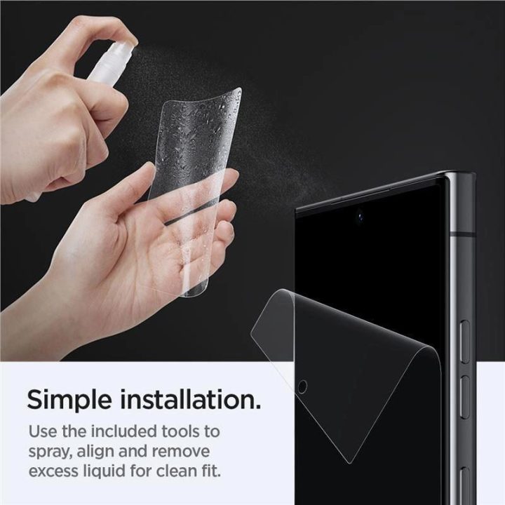 Apsauginė plėvelė Samsung Galaxy S23 Ultra Spigen Neo Flex (2 vnt.)