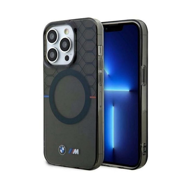 Dėklas BMW BMHMP14XHGPK iPhone 14 Pro Max 6.7 pilkos/pilkos spalvos deklas MagSafe