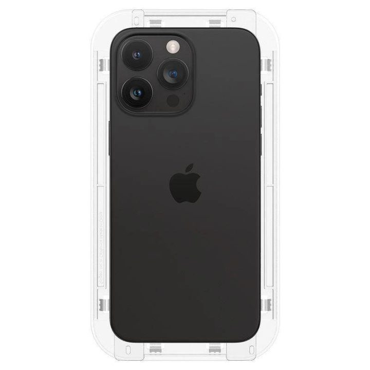 Apsauginis stiklas Spigen GLAS.TR EZ FIT 2 PAKETAI IPHONE 15 PRO CLEAR