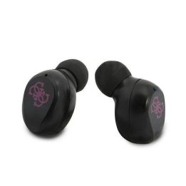 Guess GUTWST31EM TWS Bluetooth ausinės + purpurinės spalvos doko stotis