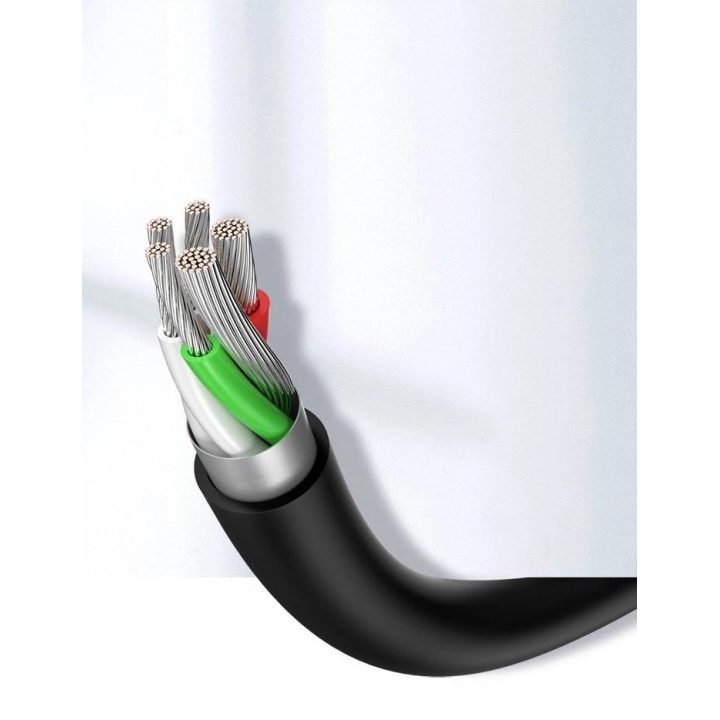 USB kabelis - C tipo 2 A USB kabelis 0,5 m juodas (60115)