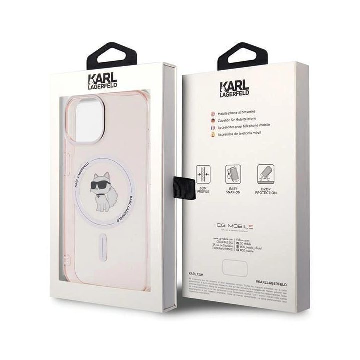 MagSafe dėklas iPhone 15 - rožinis