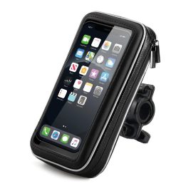 telefono laikiklis dviračiui, motociklui, motoroleriui juodas (WBHBK7)