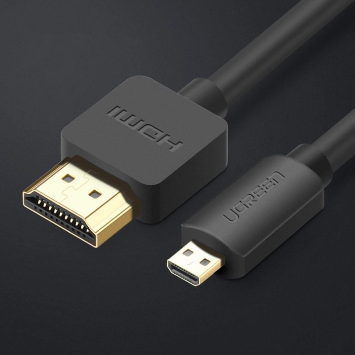 Mikro HDMI kabelis - HDMI kabelis 3 m juodas (HD127)