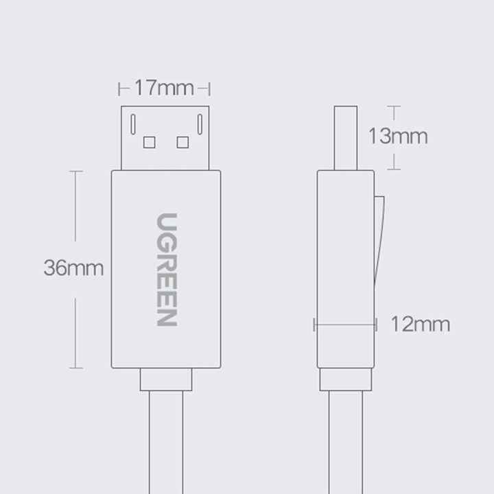 kabelis kabelis DisplayPort - DisplayPort 3 m juodas (DP102)