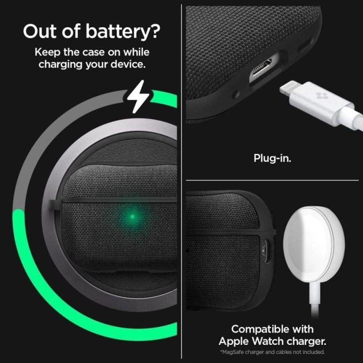 Spigen URBAN FIT Apple AIRPODS PRO 1/2 BLACK