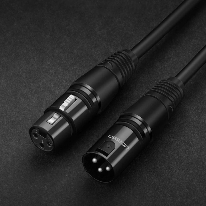 Prailginimo garso kabelis Mikrofono kabelis Mikrofonas XLR (moteriškas) - XLR (vyriškas) 2 m (AV130)