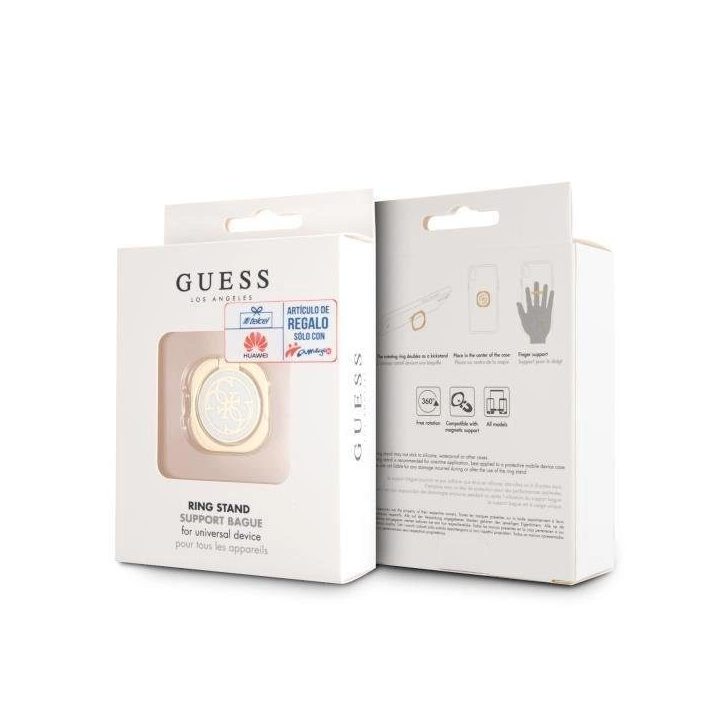 Guess Žiedų stovas GURSEQGWH aukso ir baltos spalvos /gold & white 4G