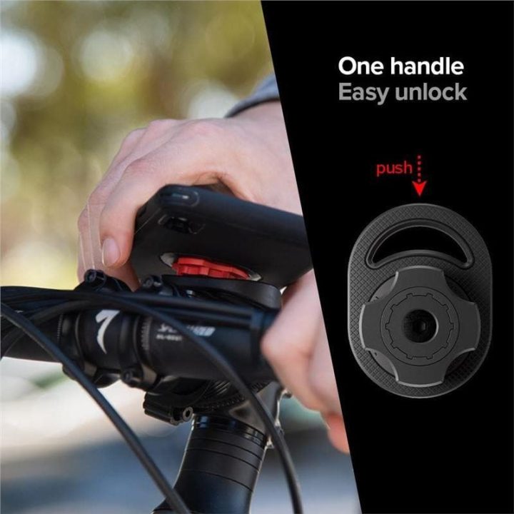 Spigen GEARLOCK MS100 rankenos tvirtinimas prie dviračio vairo