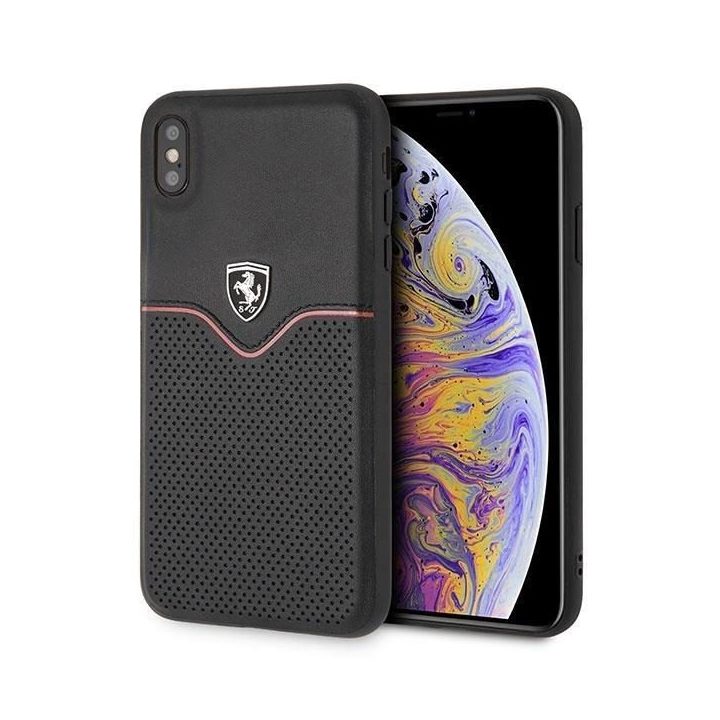 Ferrari deklas FEOVEHCI65BK iPhone Xs Max juodas/juodas Off Track Victory