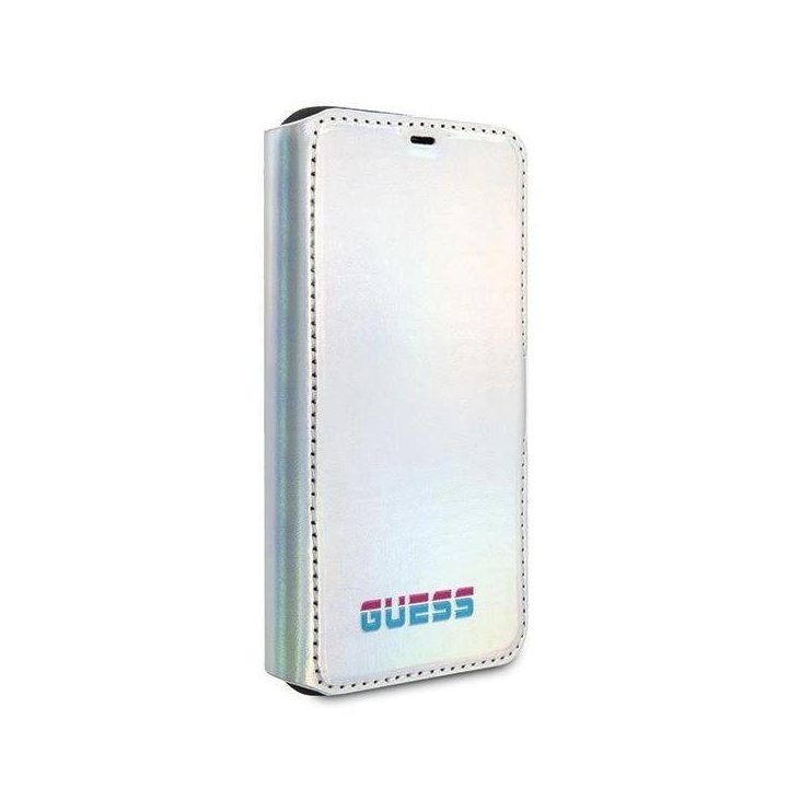 Guess GUFLBKN65BLD iPhone 11 Pro Max sidabro/ sidabro spalvos knyga Iridescent