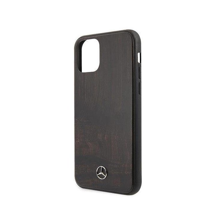 Mercedes Wood Line Rosewood dėklas iPhone 11 Pro Max - rudas
