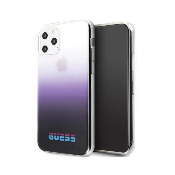 Guess GUHCN65DGCPI iPhone 11 Pro Max violetinės/gradientinės violetinės spalvos deklas Kalifornija