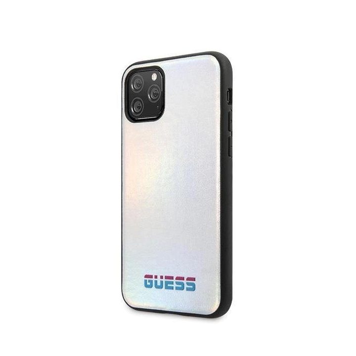Guess GUHCN58BLD iPhone 11 Pro sidabrinis/sidabrinis deklas Iridescent