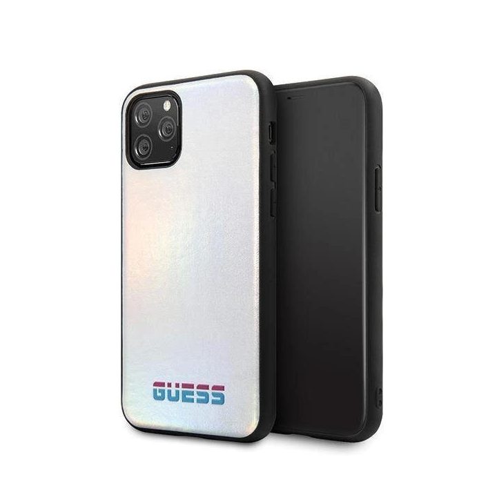 Guess GUHCN58BLD iPhone 11 Pro sidabrinis/sidabrinis deklas Iridescent