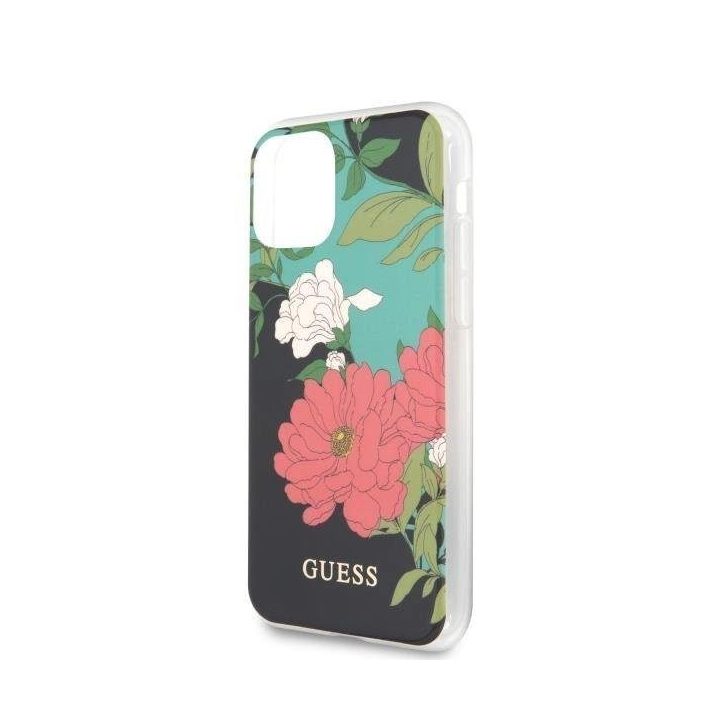 Guess GUHCN58IMLFL01 iPhone 11 Pro juoda/juoda N°1 gėlių kolekcija