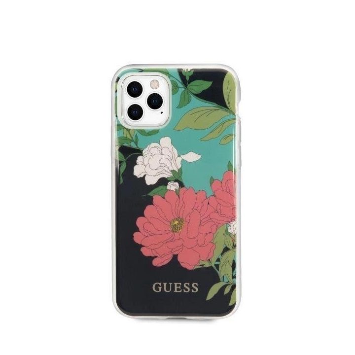 Guess GUHCN58IMLFL01 iPhone 11 Pro juoda/juoda N°1 gėlių kolekcija