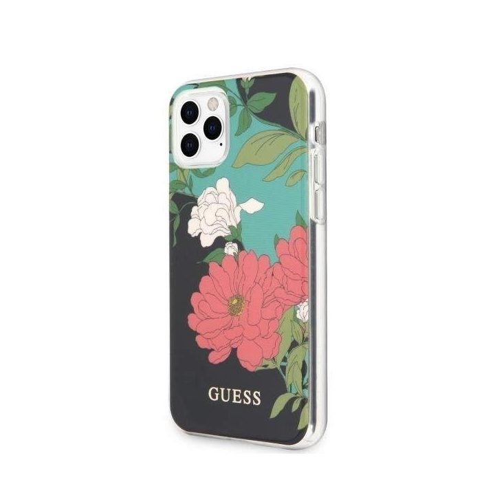 Guess GUHCN65IMLFL01 iPhone 11 Pro Max juoda/juoda N°1 gėlių kolekcija