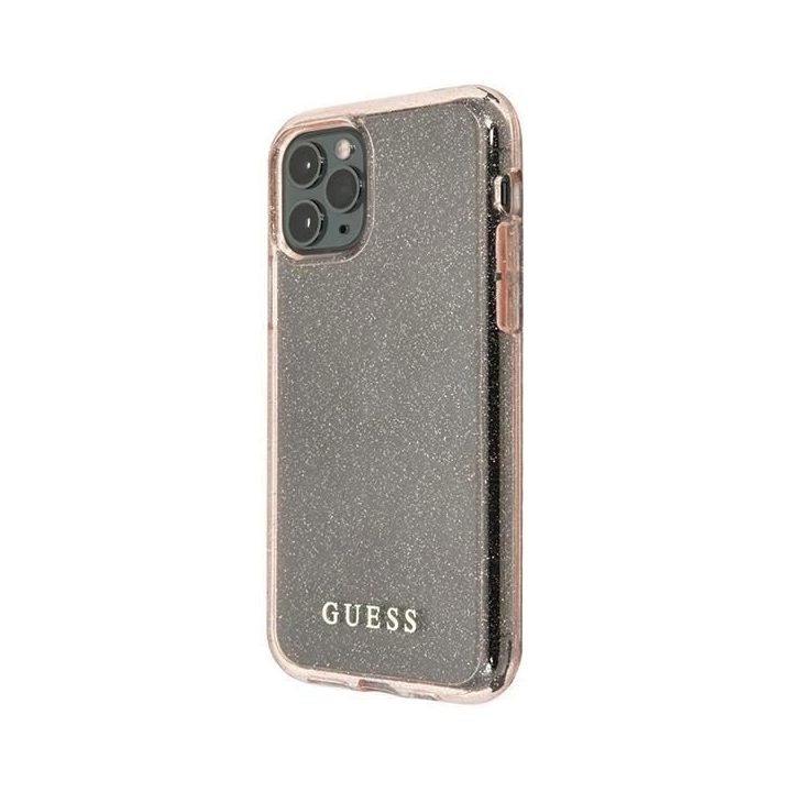 Guess GUHCN58PCGLPI iPhone 11 Pro rožinės/rožinės spalvos deklas Glitter