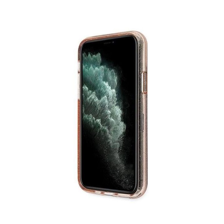 Guess GUHCN58PCGLPI iPhone 11 Pro rožinės/rožinės spalvos deklas Glitter