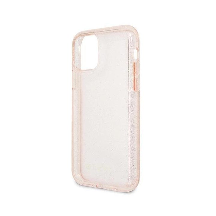 Guess GUHCN58PCGLPI iPhone 11 Pro rožinės/rožinės spalvos deklas Glitter