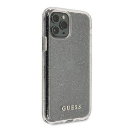 Guess GUHCN58PCGLSI iPhone 11 Pro sidabrinis/sidabrinis deklas Glitter