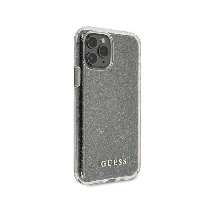Guess GUHCN58PCGLSI iPhone 11 Pro sidabrinis/sidabrinis deklas Glitter