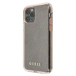 Guess GUHCN65PCGLPI iPhone 11 Pro Max rožinės/rožinės spalvos deklas Glitter
