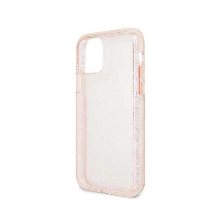 Guess GUHCN65PCGLPI iPhone 11 Pro Max rožinės/rožinės spalvos deklas Glitter