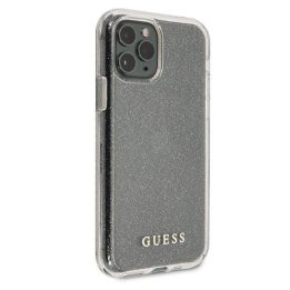 Guess GUHCN65PCGLSI iPhone 11 Pro Max sidabrinės/sidabrinės spalvos deklas Glitter