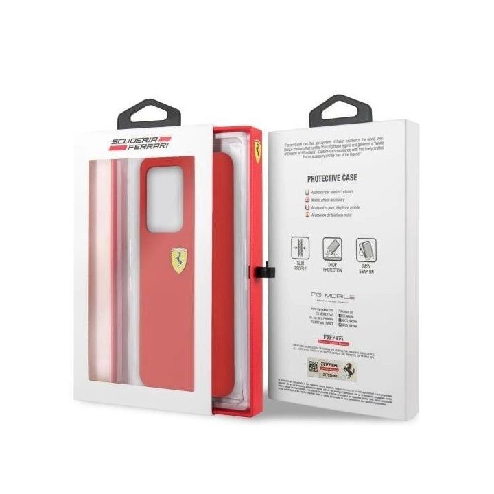 Ferrari deklas FESSIHCS69RE S20 Ultra G988 raudonas/raudonas silikonas