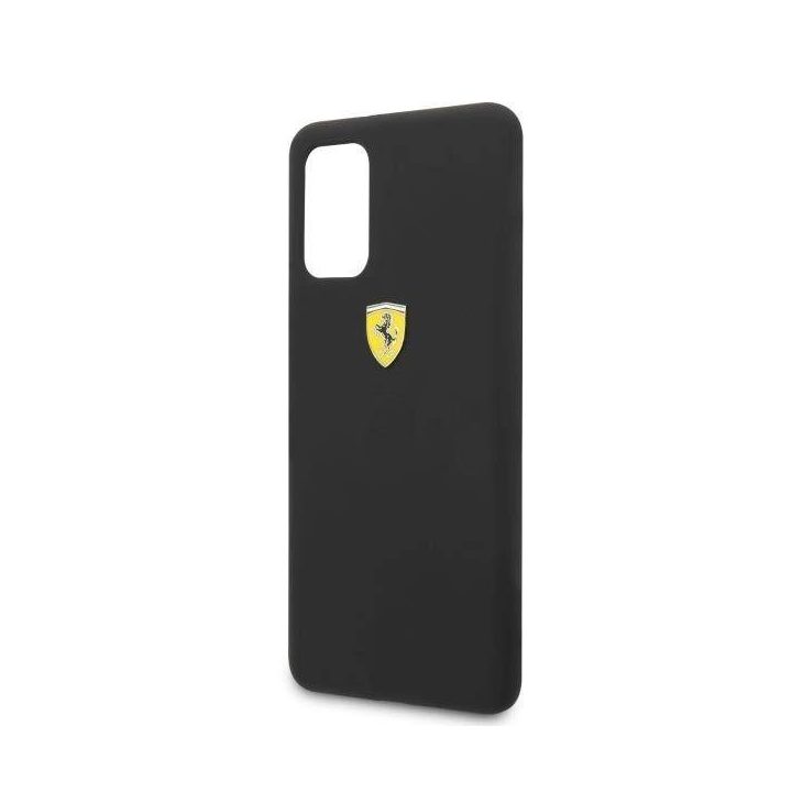 Ferrari deklas FESSIHCS67BK S20+ G985 juodas/juodas silikonas