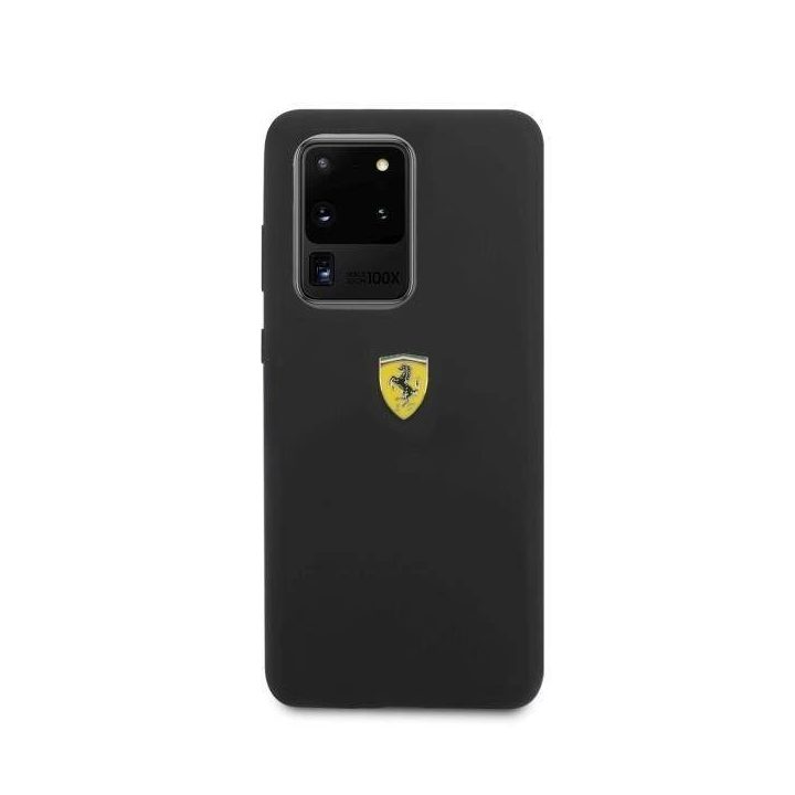 Ferrari deklas FESSIHCS69BK S20 Ultra G988 juodas/juodas silikonas