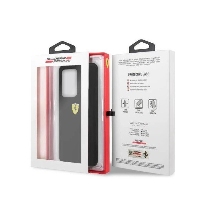 Ferrari deklas FESSIHCS69BK S20 Ultra G988 juodas/juodas silikonas