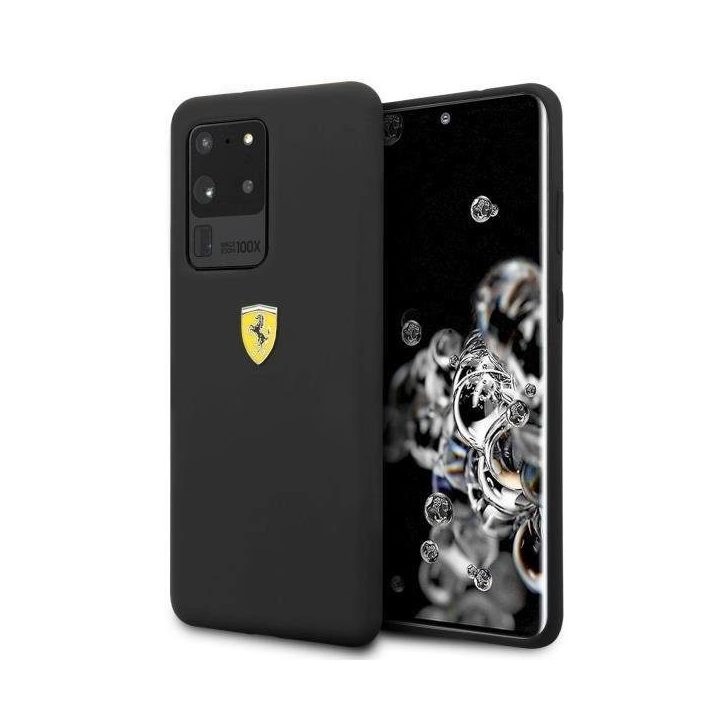 Ferrari deklas FESSIHCS69BK S20 Ultra G988 juodas/juodas silikonas