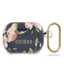 Guess GUACAPTPUBKFL03 AirPods Pro dangtelis mėlynas/mėlynas N.3 Flower Collection