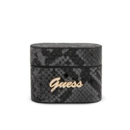 Guess AirPods Pro dangtelis juodas/juodas Python kolekcija