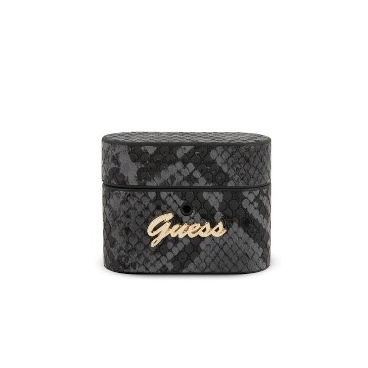 Guess AirPods Pro dangtelis juodas/juodas Python kolekcija