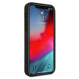 Ferrari FEHQUHCP12LBK iPhone 12 Pro Max 6,7 juodos/juodos spalvos deklas Off Track Quilted