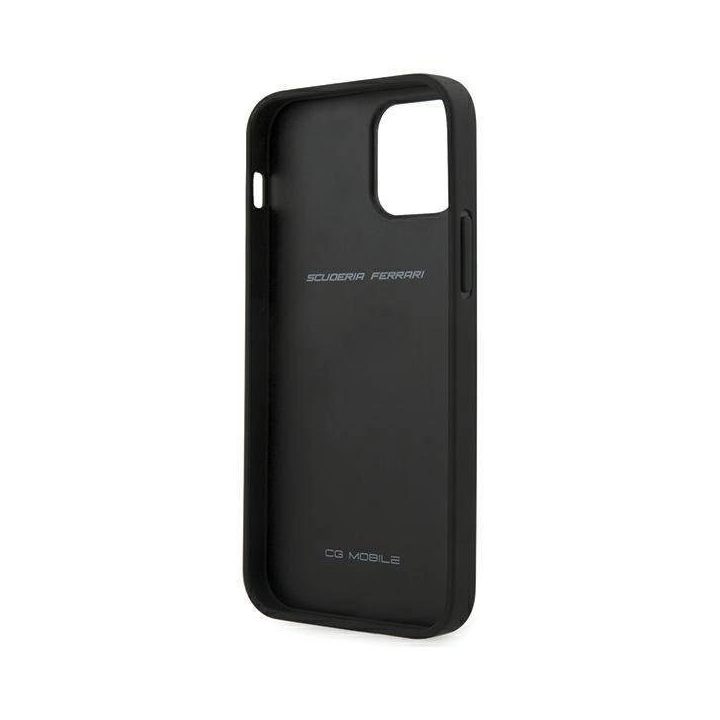Ferrari FEOGOHCP12MRE iPhone 12/12 Pro 6,1 raudonos/raudonos spalvos deklas Off Track Perforated