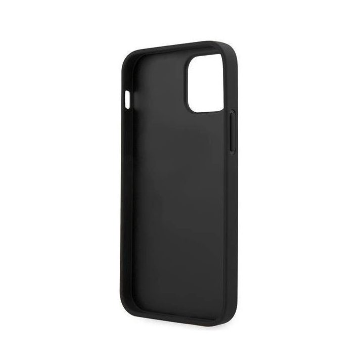 Guess GUHCP12LVSATMLRE iPhone 12 Pro Max 6,7 raudonas/raudonas deklas Saffiano