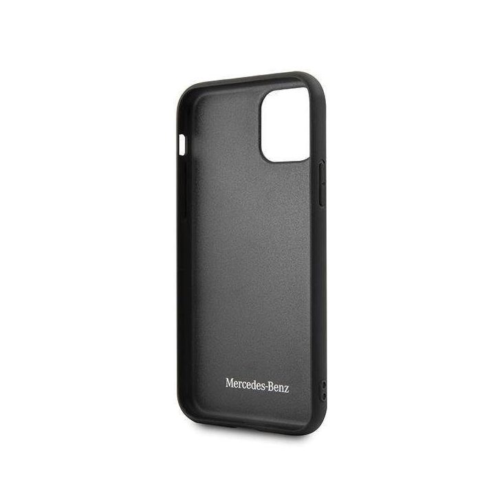 Mercedes MEHCP12SDIQBK iPhone 12 mini 5,4 juodos/juodos spalvos deklas Bow Line