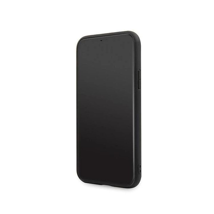 Mercedes MEHCP12SDIQBK iPhone 12 mini 5,4 juodos/juodos spalvos deklas Bow Line