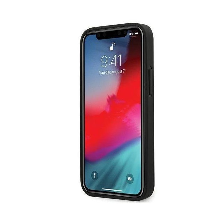 Mercedes MEHCP12SMULBK iPhone 12 mini 5,4 juodos/juodos spalvos deklas Wave Line