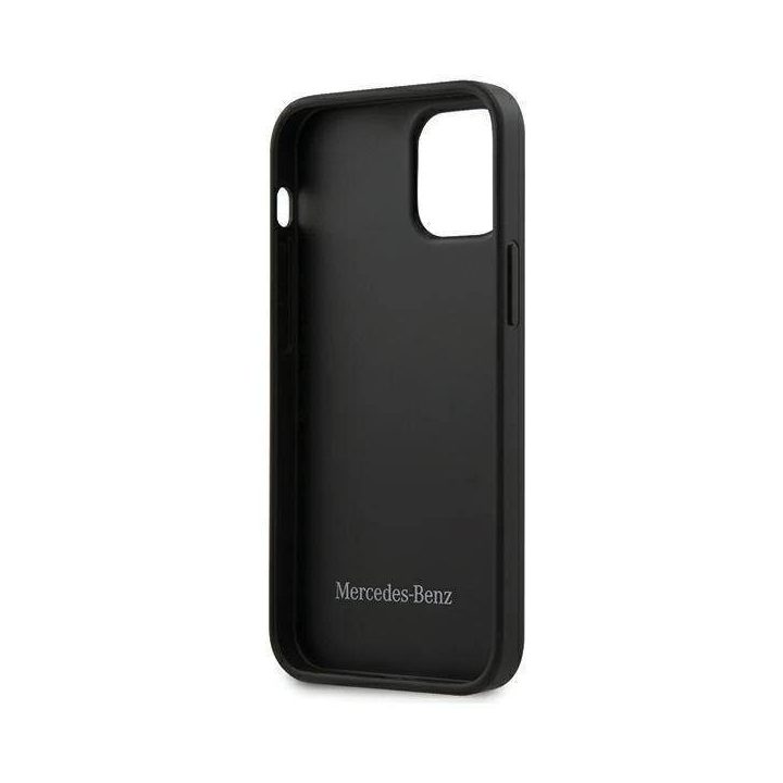 Mercedes MEHCP12SMULBK iPhone 12 mini 5,4 juodos/juodos spalvos deklas Wave Line