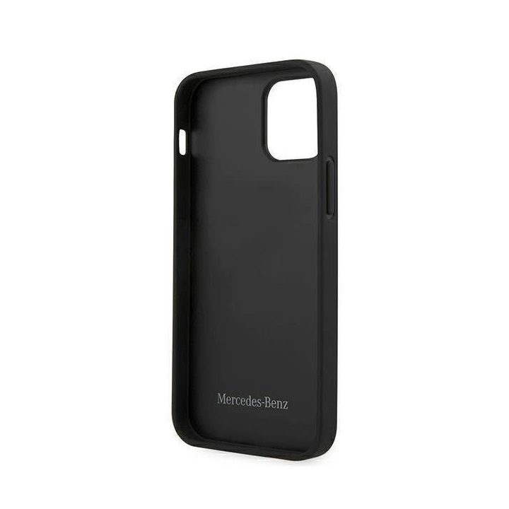 Mercedes MEHCP12SLSSBK iPhone 12 mini 5,4 juodos/juodos spalvos deklas Strap Line