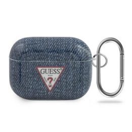 Guess GUACAPTPUJULDB AirPods Pro dangtelis tamsiai mėlynas/ tamsiai mėlynas Džinsų kolekcija