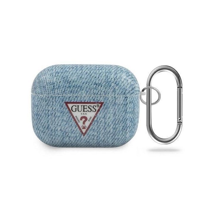 Guess GUACAPTPUJULLB AirPods Pro dangtelis mėlynas/šviesiai mėlynas Džinsų kolekcija