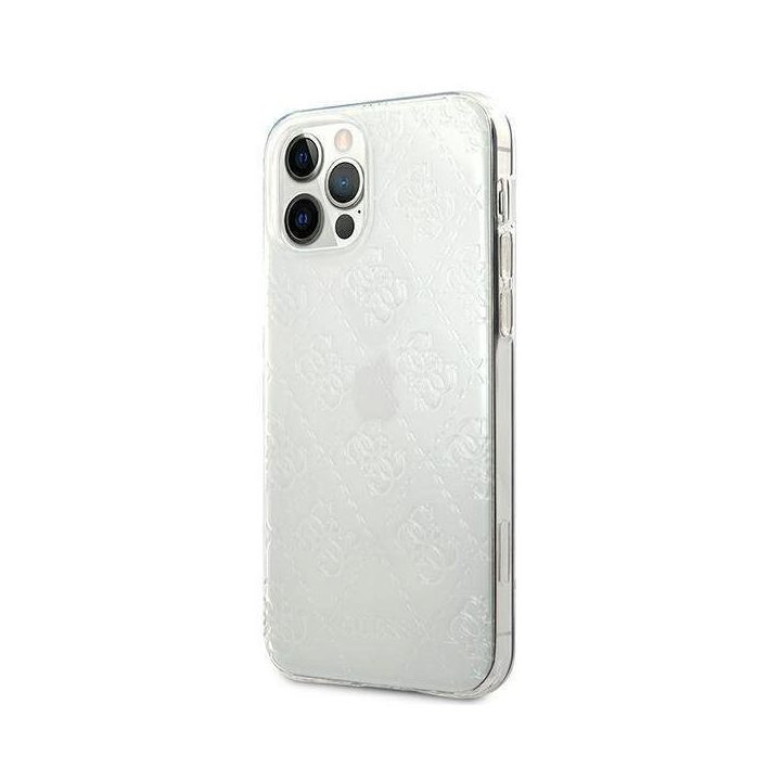Guess GUHCP12L3D4GTR iPhone 12 Pro Max 6,7 permatomas deklas 4G 3D Pattern Collection