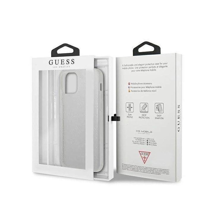 Guess GUHCP12L3D4GTR iPhone 12 Pro Max 6,7 permatomas deklas 4G 3D Pattern Collection